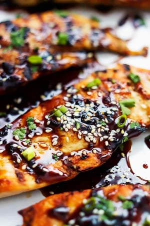 Sticky Asian Grilled Chicken | Creme de la Crumb