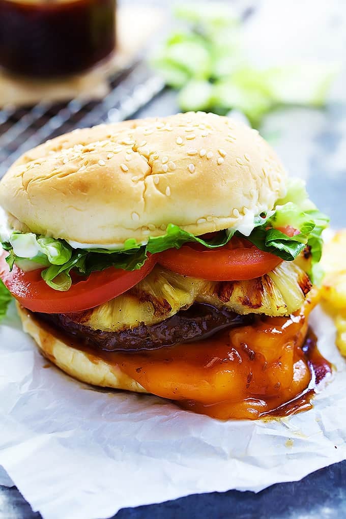 a Red Robin bonzai burger.