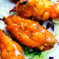 Spicy Honey Lime Chicken Wings | Creme de la Crumb