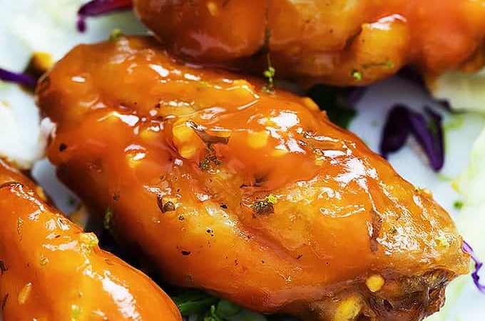 Spicy Honey Lime Chicken Wings | Creme de la Crumb