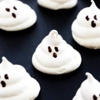 Almond Meringue Ghost Cookies | Creme de la Crumb