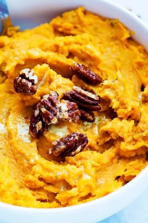 Slow Cooker Mashed Sweet Potatoes | Creme de la Crumb