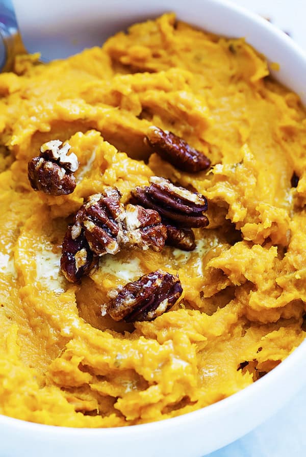 Slow Cooker Mashed Sweet Potatoes | Creme de la Crumb