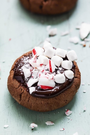 Hot Chocolate Meltaway Cookies | Creme de la Crumb