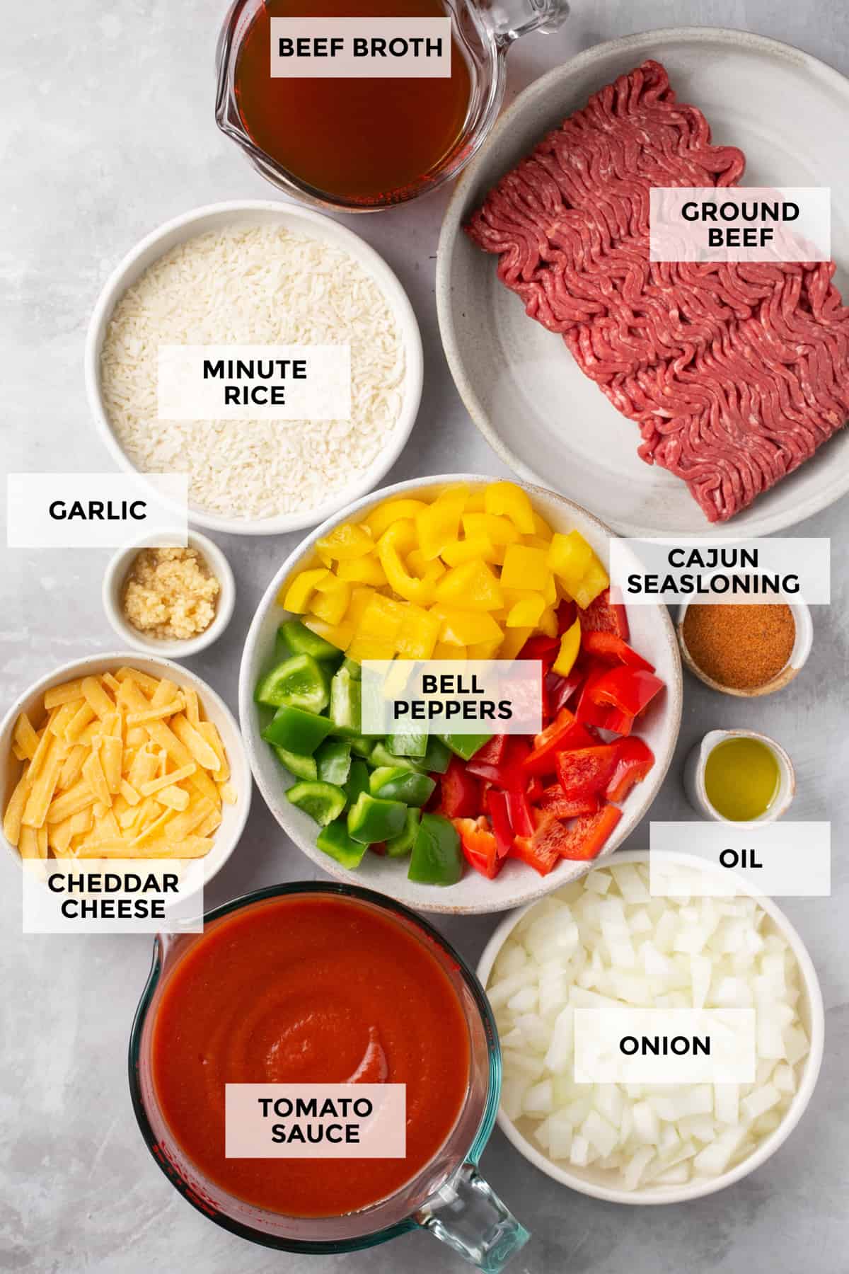 ingredients for stuffed pepper soup