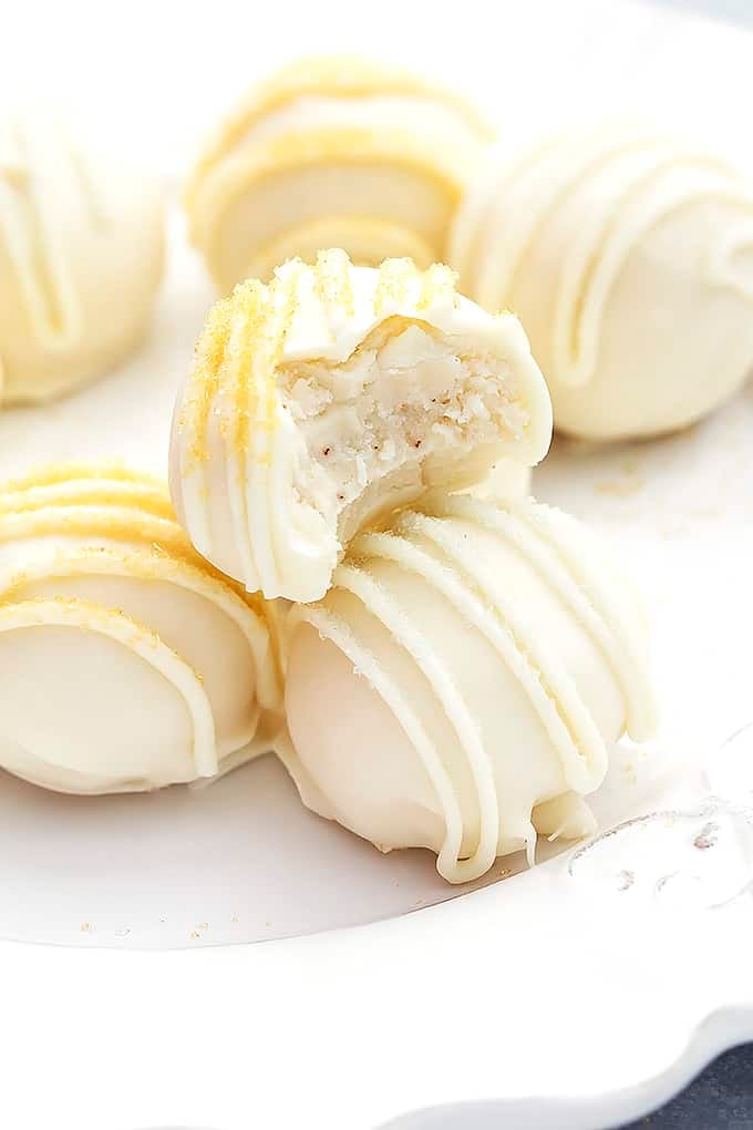 Eggnog Truffles