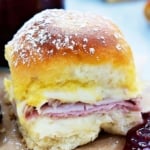Baked Monte Cristo Party Sliders | Creme de la Crumb