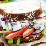 Lighter Apple Pecan Chicken Salad | Creme de la Crumb