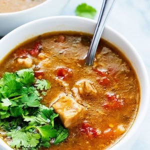 Slow Cooker Chile Verde | Creme de la Crumb