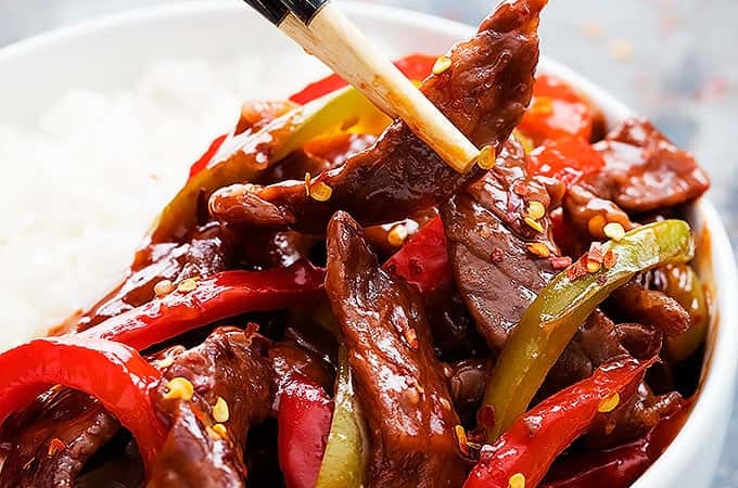 20 Minute Beijing Beef | Creme de la Crumb