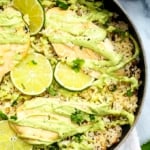 One Pot Cilantro Lime Chicken & Rice | Creme de la Crumb