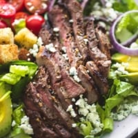 Black n' Blue Grilled Steak Salad | www.lecremedelacrumb.com