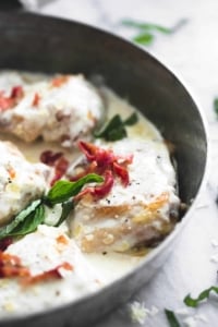 Creamy Asiago Bacon Chicken | Creme de la Crumb