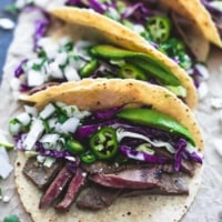 Mojo Steak Tacos | Creme de la Crumb