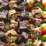 Brazilian Steak & Chicken Kabobs | lecremedelacrumb.com