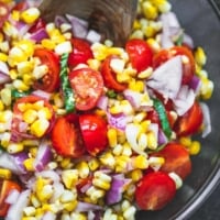 Grilled Corn Salad | lecremedelacrumb.com