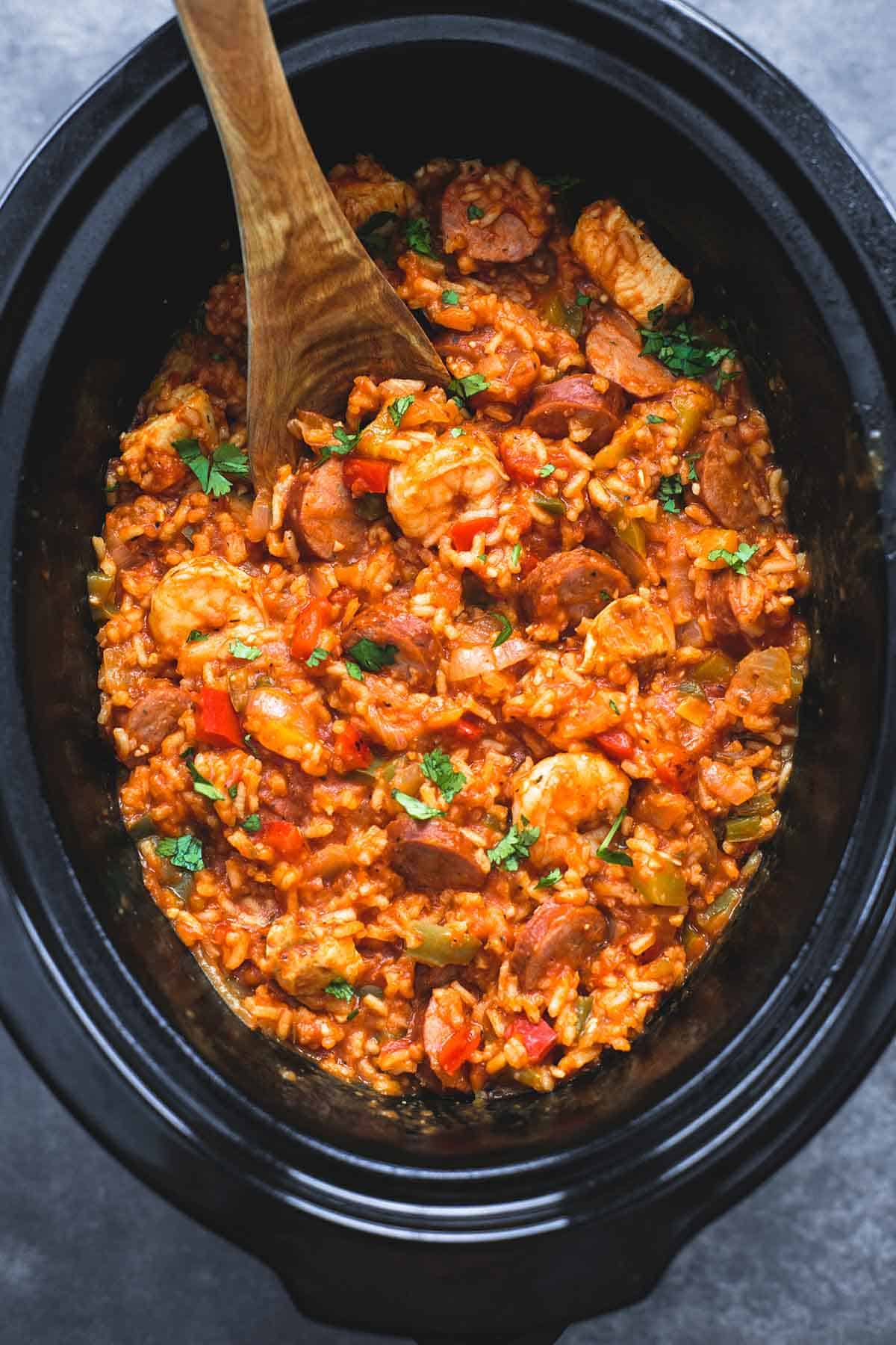Cajun Chicken Jambalaya Recipe Easy Slow Cooker Jambalaya