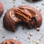 Turtle Thumbprint Cookies | lecremedelacrumb.com