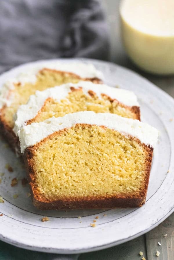 Eggnog Pound Cake | lecremedelacrumb.com