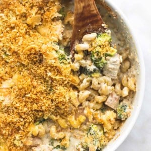 Baked Chicken Broccoli Alfredo | lecremedelacrumb.com