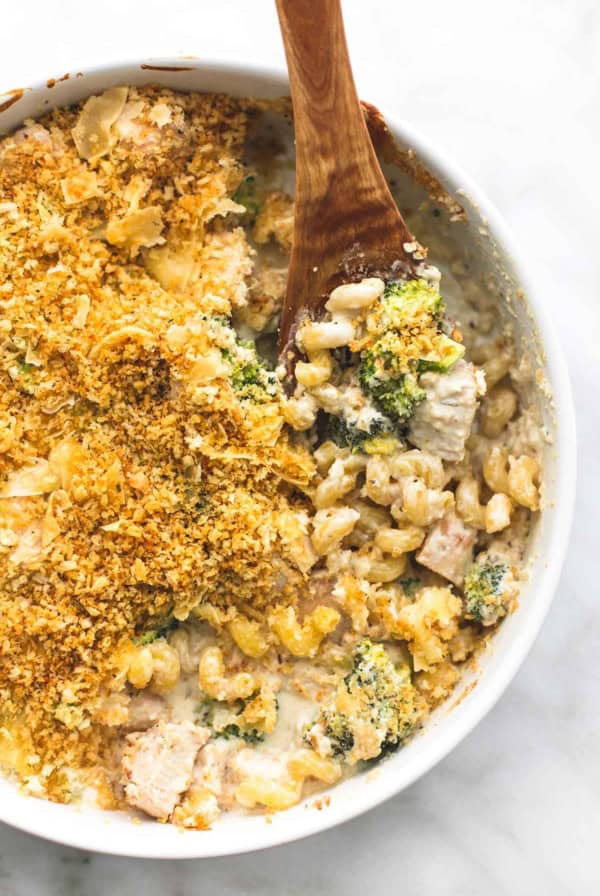 Baked Chicken Broccoli Alfredo | lecremedelacrumb.com