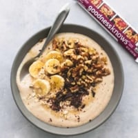 Banana Nut Smoothie Bowl | lecremedelacrumb.com