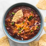 Slow Cooker BBQ Chicken Dip | lecremedelacrumb.com