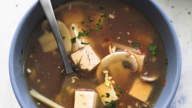 Hot & Sour Soup | lecremedelacrumb.com