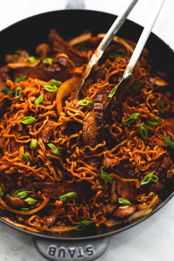 Spicy Korean Beef Noodles