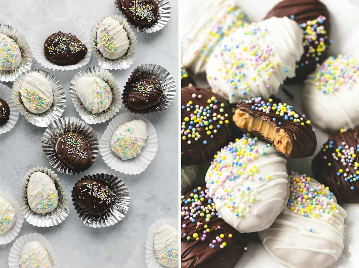 Copycat Reese's Creamy Peanut Butter Eggs | lecremedelacrumb.com