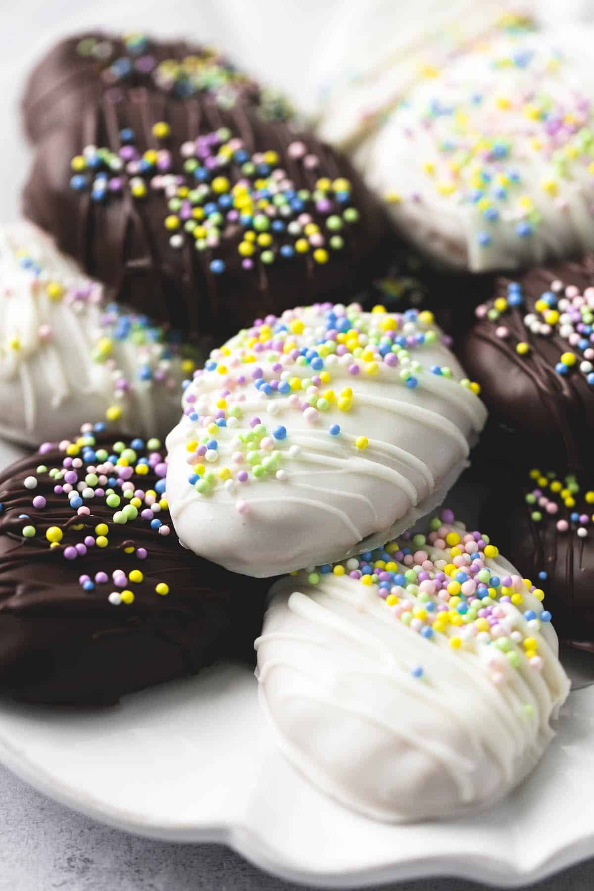 Copycat Reese's Creamy Peanut Butter Eggs | lecremedelacrumb.com