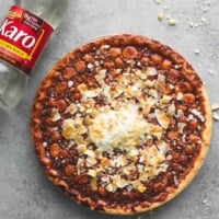 Caramel Coconut Macadamia Nut Pie | lecremedelarumb.com