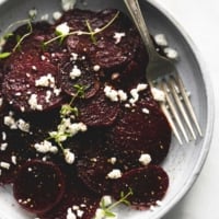 Roasted Beets with Goat Cheese | lecremedelacrumb.com