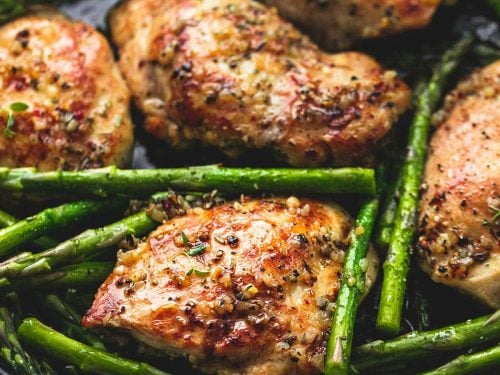 one pan garlic herb