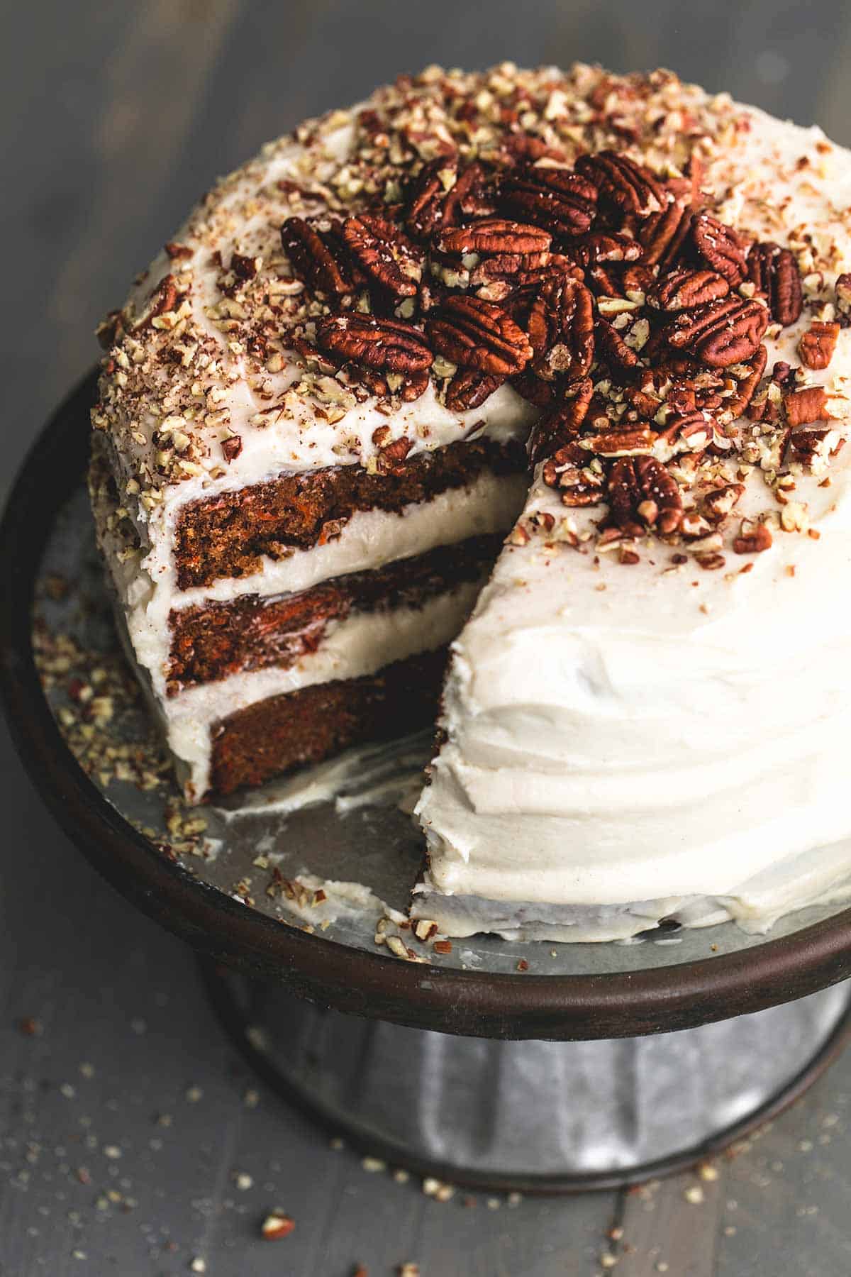 World's Best Carrot Cake with Cream Cheese Frosting | lecremedelacrumb.com