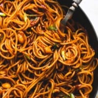 Kung Pao Noodles | lecremedelacrumb.com