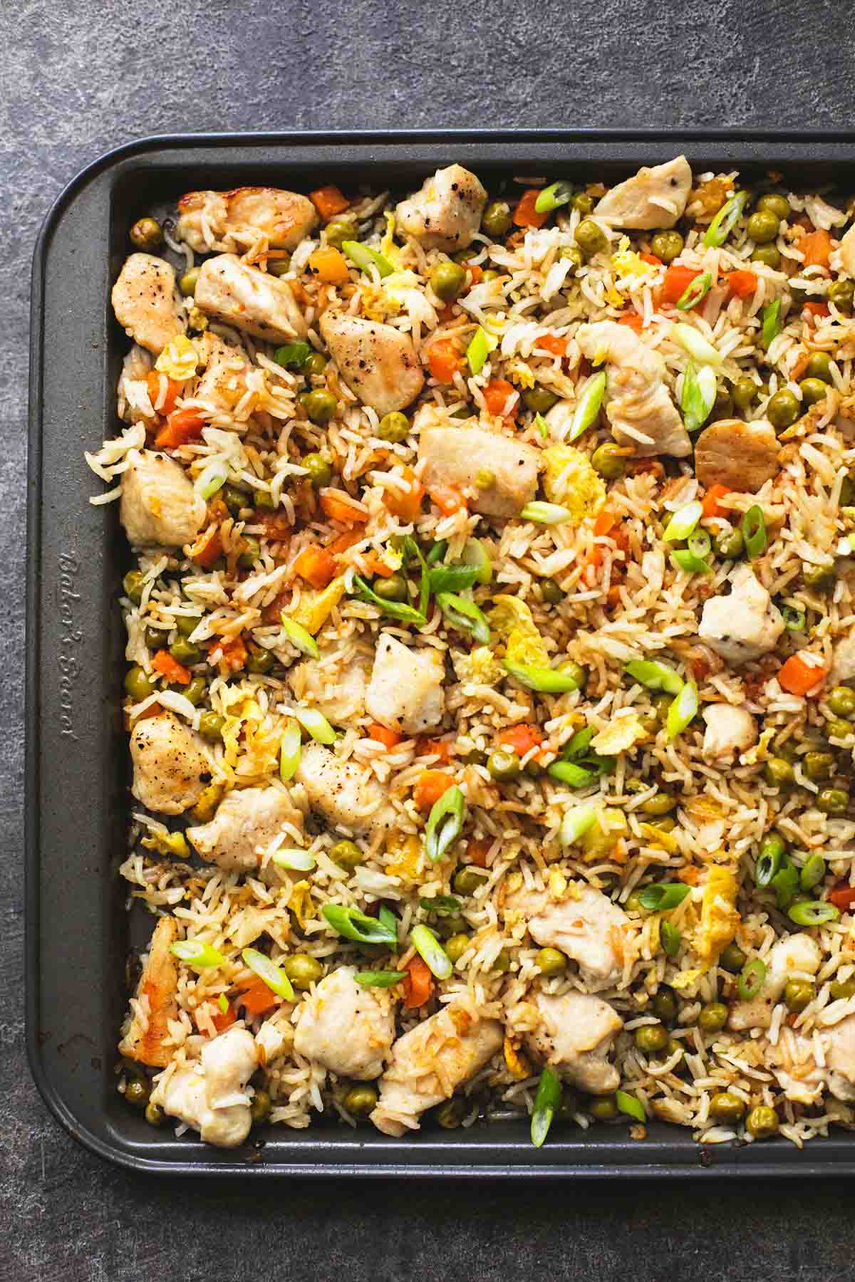 One Pan Spanish Chicken and Rice - Creme De La Crumb