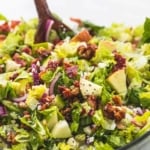 Chopped Autumn Salad with Apple Cider Dressing | lecremedelacrumb.com
