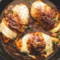 French Onion Chicken | lecremedelacrumb.com