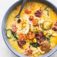 Slow Cooker New England Chicken Chowder | lecremedelacrumb.com