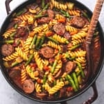 Sausage and Vegetable Soup | lecremedelacrumb.com