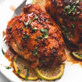 Honey Lime Garlic Chicken | lecremedelacrumb.com