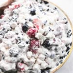 Berry Cheesecake Salad | lecremedelacrumb.com