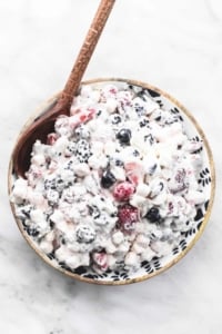 Berry Cheesecake Salad | lecremedelacrumb.com