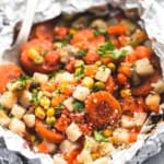 Easy Vegetable Medley Foil Packs side dish recipe | lecremedelacrumb.com