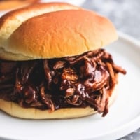 Instant Pot BBQ Pulled Pork easy main dish recipe | lecremedelacrumb.com