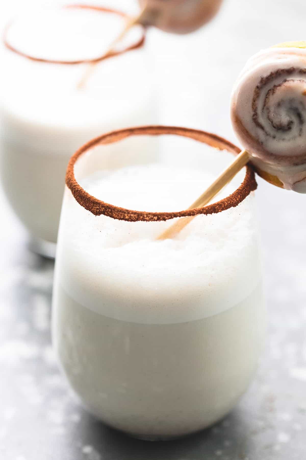 Cinnamon Bun Moon Milk Creme De La Crumb
