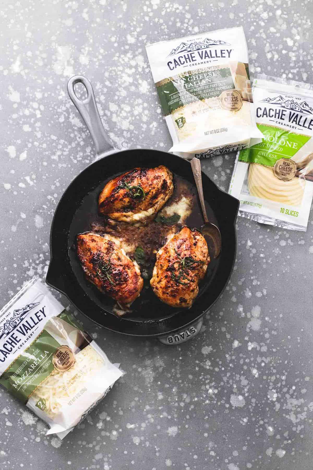 Three Cheese Stuffed Balsamic Chicken - 75