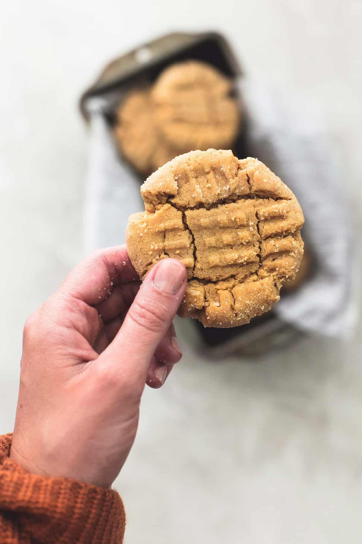 Best Super Soft Peanut Butter Cookies easy dessert recipe | lecremedelacrumb.com