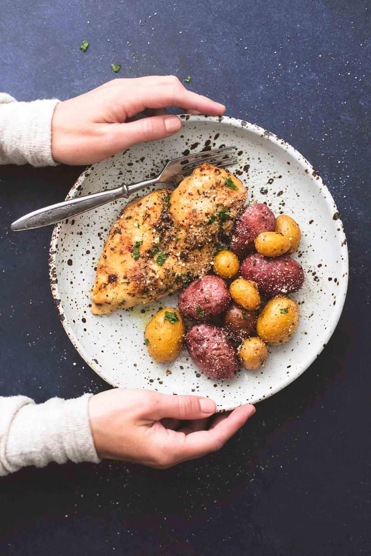 Instant Pot Chicken and Potatoes in Tomato Sauce - always use butter